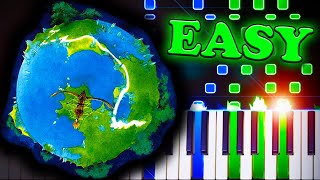 Roundabout To Be Continued  EASY Piano Tutorial [upl. by Moriarty]