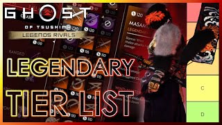 Legendary TIER LIST Updated Ghost of Tsushima Legends Directors Cut [upl. by Turmel]