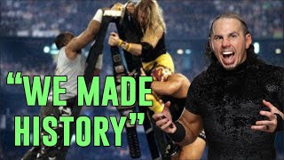 Matt Hardy Talks the ICONIC TLC Matches [upl. by Oregolac]