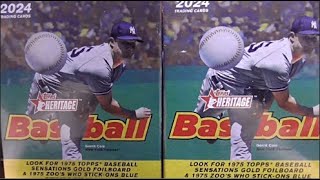 2024 Heritage Baseball Hanger Box Break [upl. by Garmaise901]