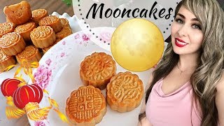 Mooncakes amp Mung Bean Paste Banh Trung Nuong Thu  MidAutumn Festival [upl. by Yrannav919]