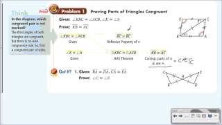 44 Using Corresponding Parts of Congruent Triangles [upl. by Atiuqahc]