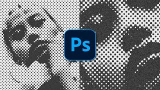 How to Apply Grungy Halftone Effect in Photoshop [upl. by Eidnak]