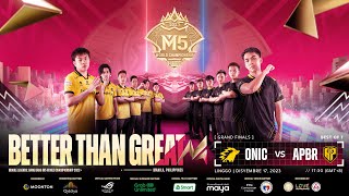 LIVE  GRAND FINALS  M5 World Championship  PH [upl. by Pettiford]