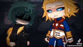 your too late I afread deku is all ready dead meme ft villain deku gacha club [upl. by Fanya]