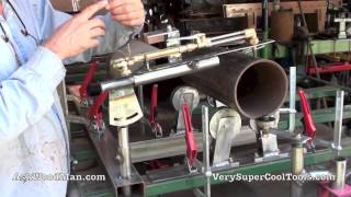 Cutting Torch 1 of 3 Oxy Acetylene Torch Holder  Pipe Rolling System [upl. by Ilanos]