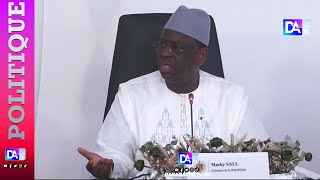 Les fermes mises en garde de Macky Sall « Je ne capitulerai jamais devant des forces intérieures ou [upl. by Nortyad]