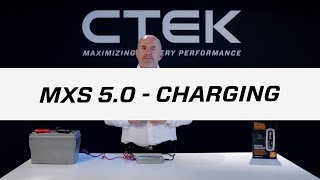 Tutorials  CTEK MXS 50  Charging [upl. by Liek]