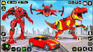 Shark Robot Car Transformation Games  Flying Car Game  Robot Transform Car Games [upl. by Hnirt]