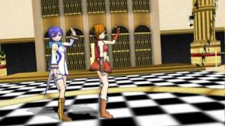 MMD Kaiko Shion amp Meiko Sakine  Magnet [upl. by Tiler108]