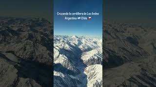 Sobrevuelo de la Cordillera de los Andes de Argentina a Chile [upl. by Biddle]