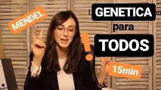 Genetica MENDELIANA fácil que no te lien🤫 Tema 2 psicobiología UNED [upl. by Ewald]