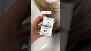 How I blend gray hair to look like blonde highlights on 10 minutes hairtutorial hairtransformation [upl. by Naicad]