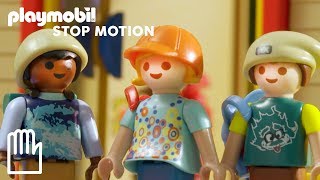 PLAYMO High  Episode 1  Off to school  PLAYMOBIL [upl. by Carmina91]