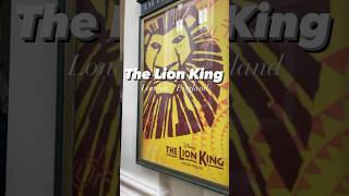 The Lion King Broadway at Lyceum Theatre in London Shorts London England Disney TheLionKing [upl. by Kermy]