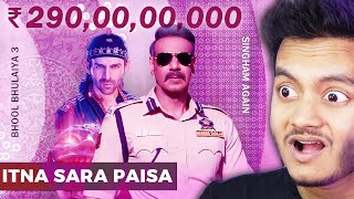 Itna sara Paisa 🤑 Singham Again vs Bhool Bhulaiyaa 3 Box office Report [upl. by Amir]