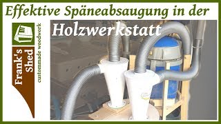 Absauganlage für Werkstatt selber bauen  DIY Absaugung für Werkstatt  Späneabsaugung Holzwerkstatt [upl. by Filmer]