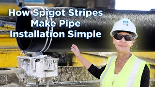 How Spigot Stripes Make Pipe Installation Simple [upl. by Dallon988]