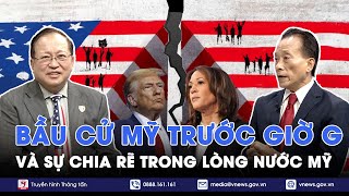 BẦU CỬ MỸ TRƯỚC GIỜ G Tỉ lệ ủng hộ bám đuổi sít sao đang vạch trần sự chia rẽ trong lòng nước Mỹ [upl. by Bigelow]