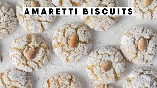 How To Make Amaretti Cookies  Edible Gift [upl. by Burk]