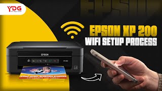 Epson XP 200 WiFi Setup Process epson epsonprinter [upl. by Aicilec773]