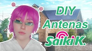 DIY Tutorial Antenas de Saiki K  cosplay 4 saikik [upl. by Vivi]