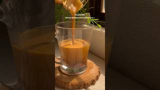 Honey Butterscotch Shaken Espresso Latte 🍯🧈☕️✨  Easy 2Min Recipe shorts shortsfeed [upl. by Ennobe]