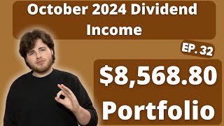 October 2024 Dividend Income Portfolio Report [upl. by Ardnyk]