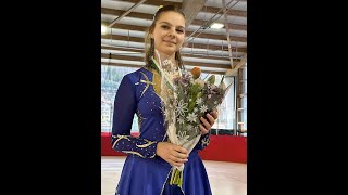 Championnat Vaudois de Patinage Artistique 2024  Capucine Demierre [upl. by Llednil7]