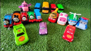 Bermain Mainan Tayo the Little Bus Rogi Gani Lani Thomas and Friends Robocar Poli Roy [upl. by Nitsed]