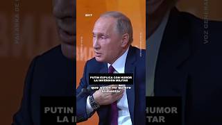 Putin usa un chiste para explicar la necesidad de fortalecer el ejército putin rusia moscú broma [upl. by Leonard]