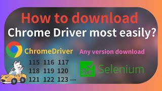 How to Download Chrome Driver most easilySelenium WebDriver Tutorials [upl. by Ehudd747]