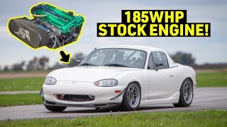 High Horsepower ITB 18L Miata Review  Better than a KSwap [upl. by Miltie103]