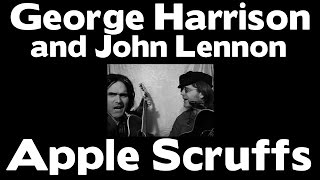 George Harrison At John Lennons House  Apple Scruffs [upl. by Alyahc]