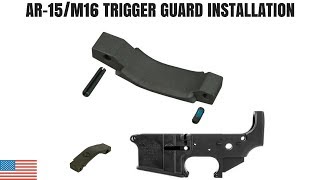 AR15 Trigger Guard  Install Video [upl. by Blayze]