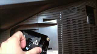 How to change or replace a bulb in Sony sxrd kdsr60xbra [upl. by Eladnor]