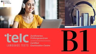 Deutschprüfung Telc B1 hören Hörverstehen test mit Lösungen 2024 German Listening Test B1 [upl. by Ariajaj]