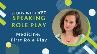 OET Speaking Role Play Medicine First Role Play [upl. by Rocray180]