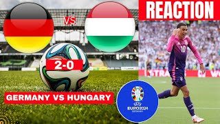 Germany vs Hungary 20 Live Stream Euro 2024 Football Match Today Score Commentary Highlights Vivo [upl. by Essilem]