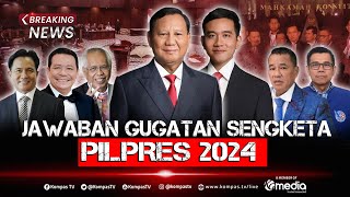 BREAKING NEWS  PrabowoGibran Jawab Gugatan Anies Ganjar Sidang Sengketa Pilpres 2024 [upl. by Armbrecht]