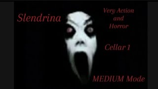 Slendrina Cellar 1 Medium mode oynadım slendrina horrorgaming trend [upl. by Irama]