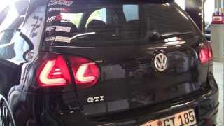 Golf 5 GTi Dectane CarDNA Lightbar Rückleuchten [upl. by Haziza]