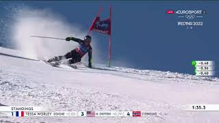 Sara Hector  Kronplatz 2022 GS  1st place [upl. by Mauro]