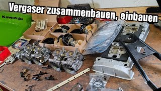 Vergaser zusammenbauen einbauen Kawasaki ZX7R [upl. by Stasny]