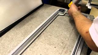 Sealing a Caravan window with Dekaseal 8936 PIB sealantdichtungsmaterial [upl. by Goulette776]