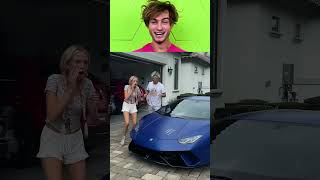 LAMBORGHINI SCRATCH PRANK 😱 REACT [upl. by Ylicic740]