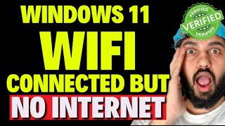 Windows 11 WiFi Connected but No Internet [upl. by Aillicirp]