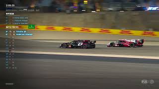 WEC 2024  8 Hours of Bahrain  Vanthoor overtakes Hirakawa [upl. by Appel]