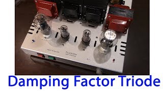 damping factor tube audio amplifier Pentode Ultra Linear Triode mode KT88 EL34 300B [upl. by Analli]