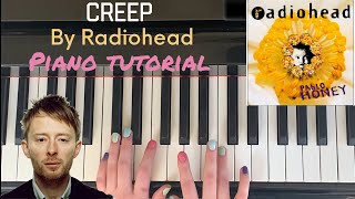 Creep by Radiohead InDepth Piano Tutorial [upl. by Marian741]